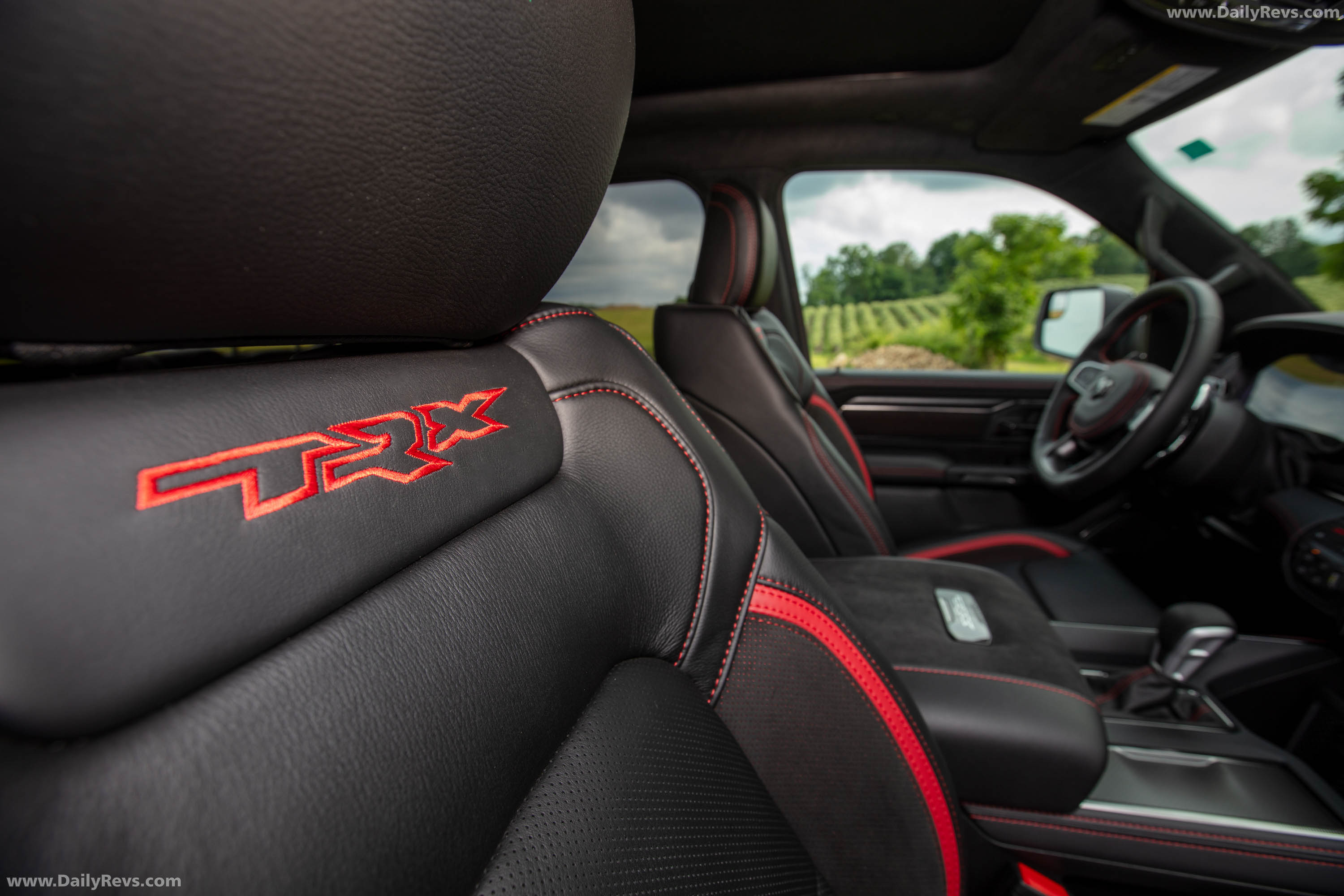 2027 RAM 1500 TRX SRT Molten Red Interior