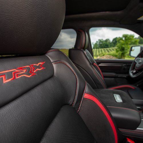 2027 RAM 1500 TRX SRT Molten Red Interior