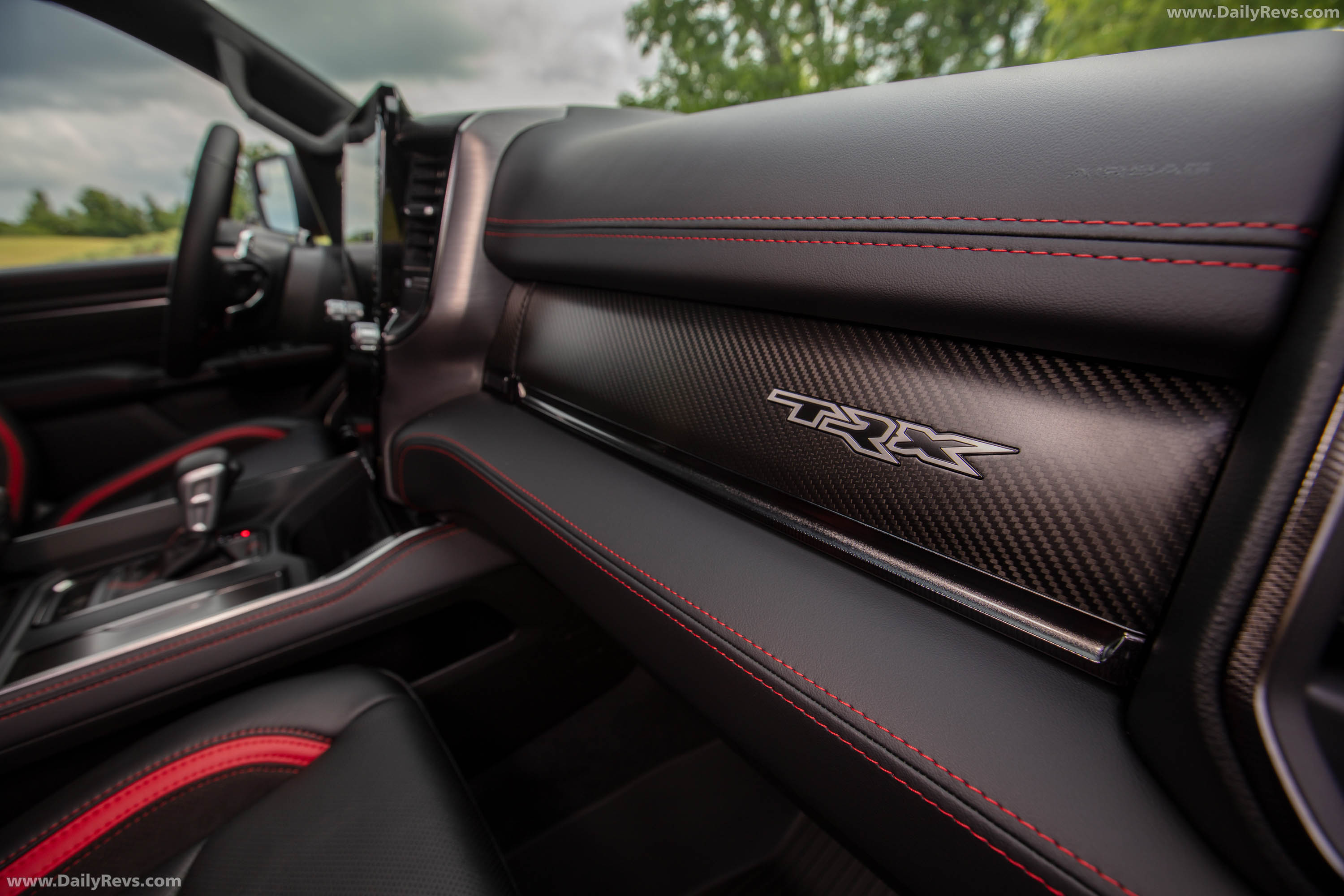 2027 RAM 1500 TRX SRT Molten Red Interior