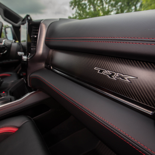 2027 RAM 1500 TRX SRT Molten Red Interior