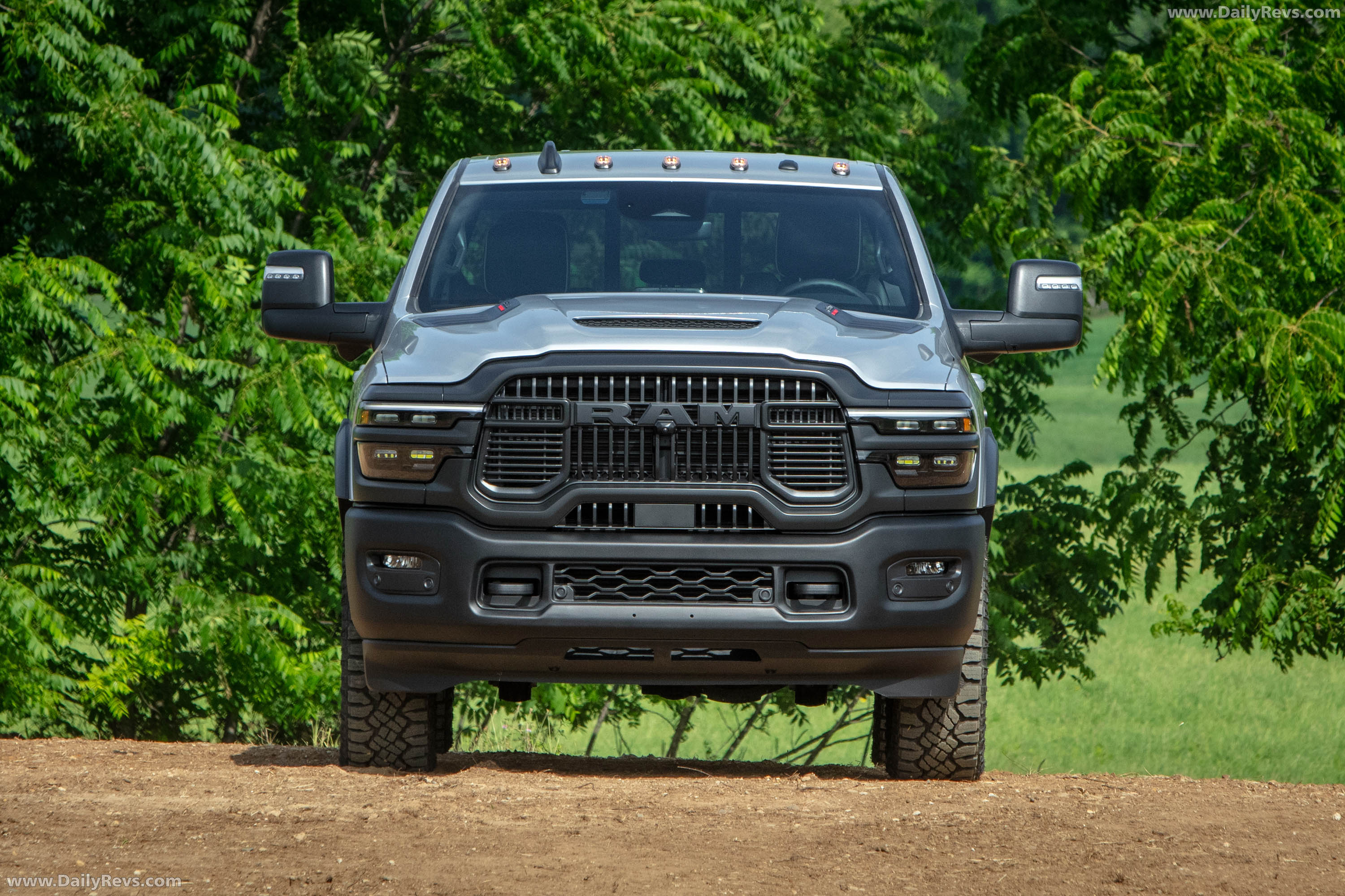 2027 RAM Power Wagon Cummins Turbo Diesel Silver Zynith Front View