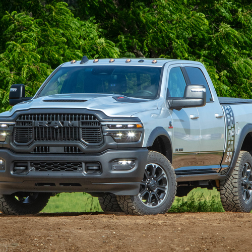 2027 RAM Power Wagon Cummins Turbo Diesel Silver Zynith Front View