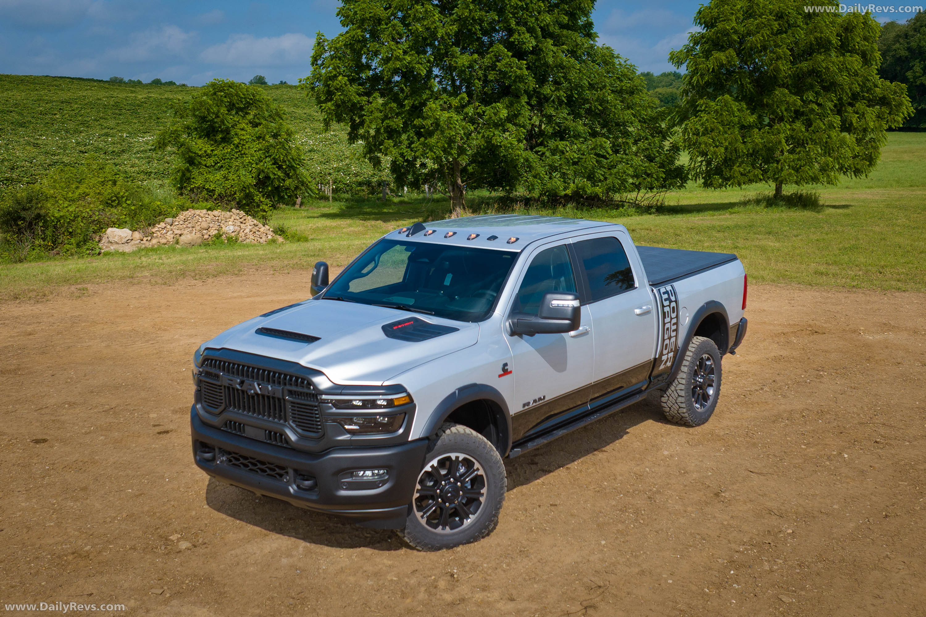 2027 RAM Power Wagon Cummins Turbo Diesel Silver Zynith Front View