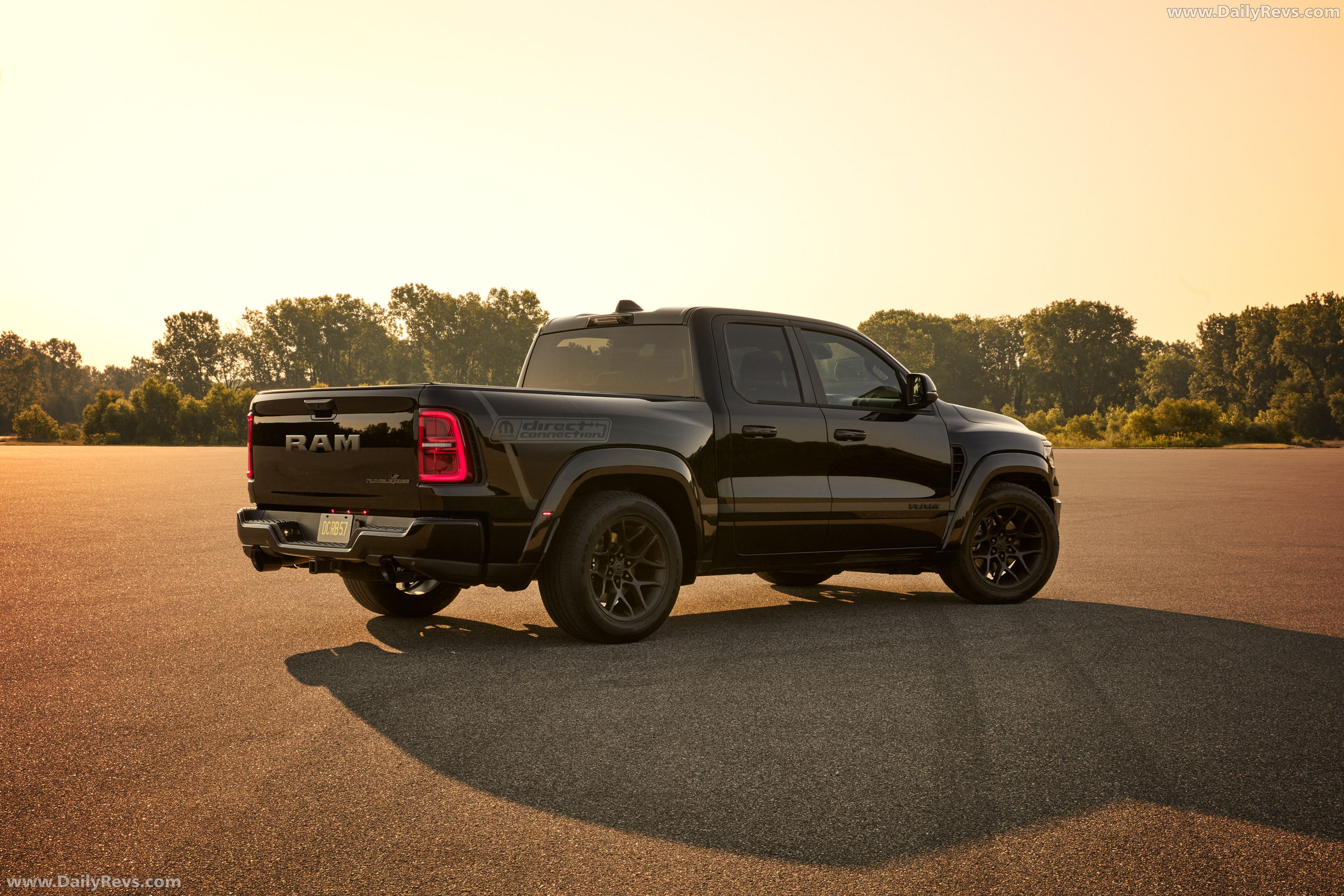 2027 RAM 1500 Rumble Bee with Direct Connection Performance Parts Rear View