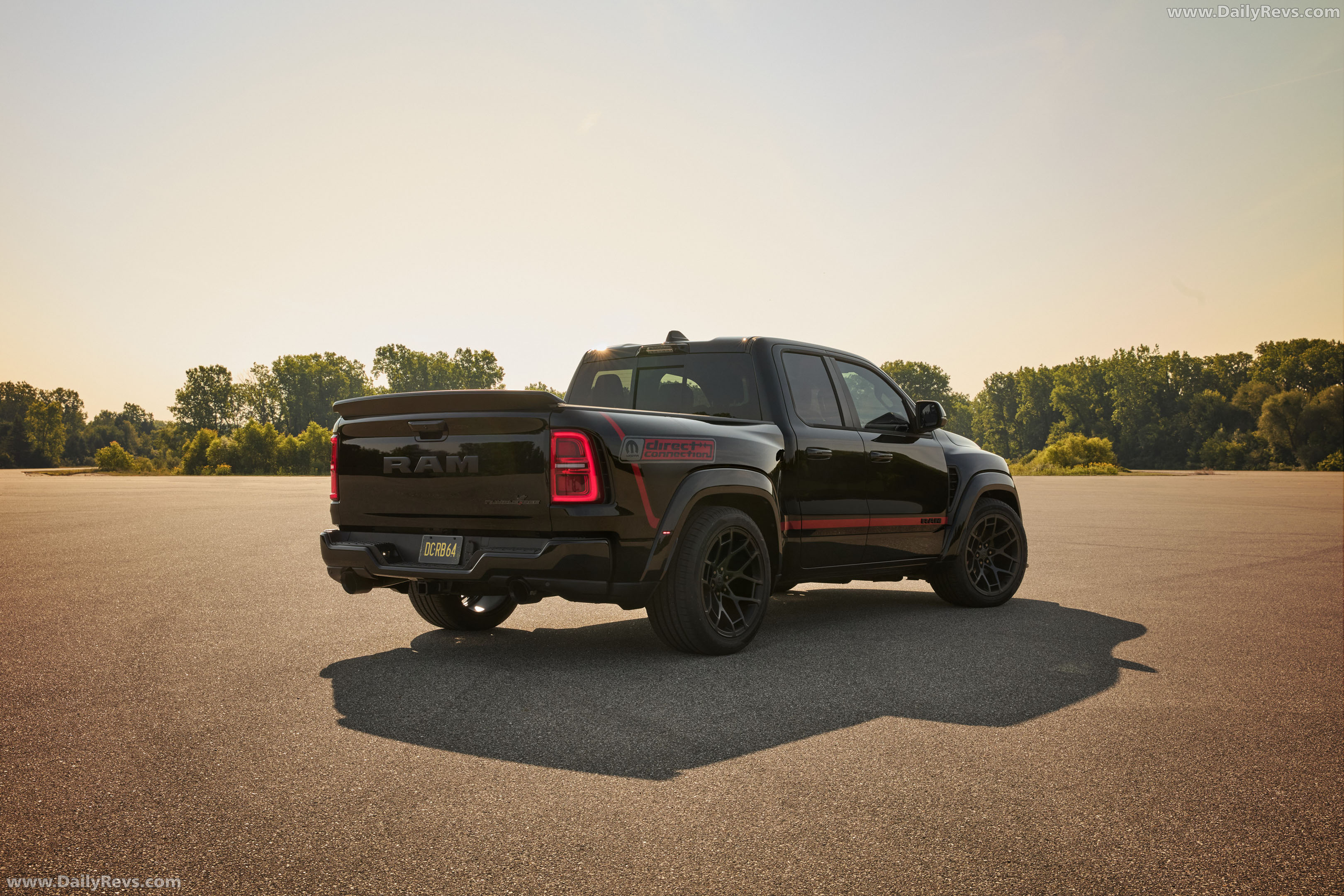 2027 RAM 1500 Rumble Bee 392 with Direct Connection Performance Parts Rear View