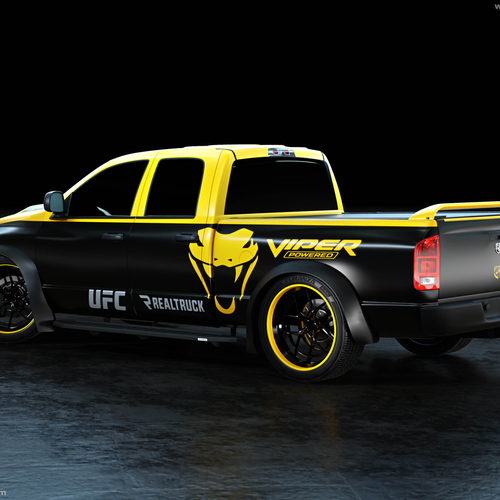 2005 RAM 1500 SRT-10 Barrett Jackson Rear View