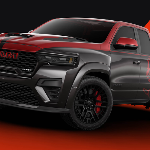 2027 RAM 1500 Rumble Bee SRT Barrett Jackson Front View