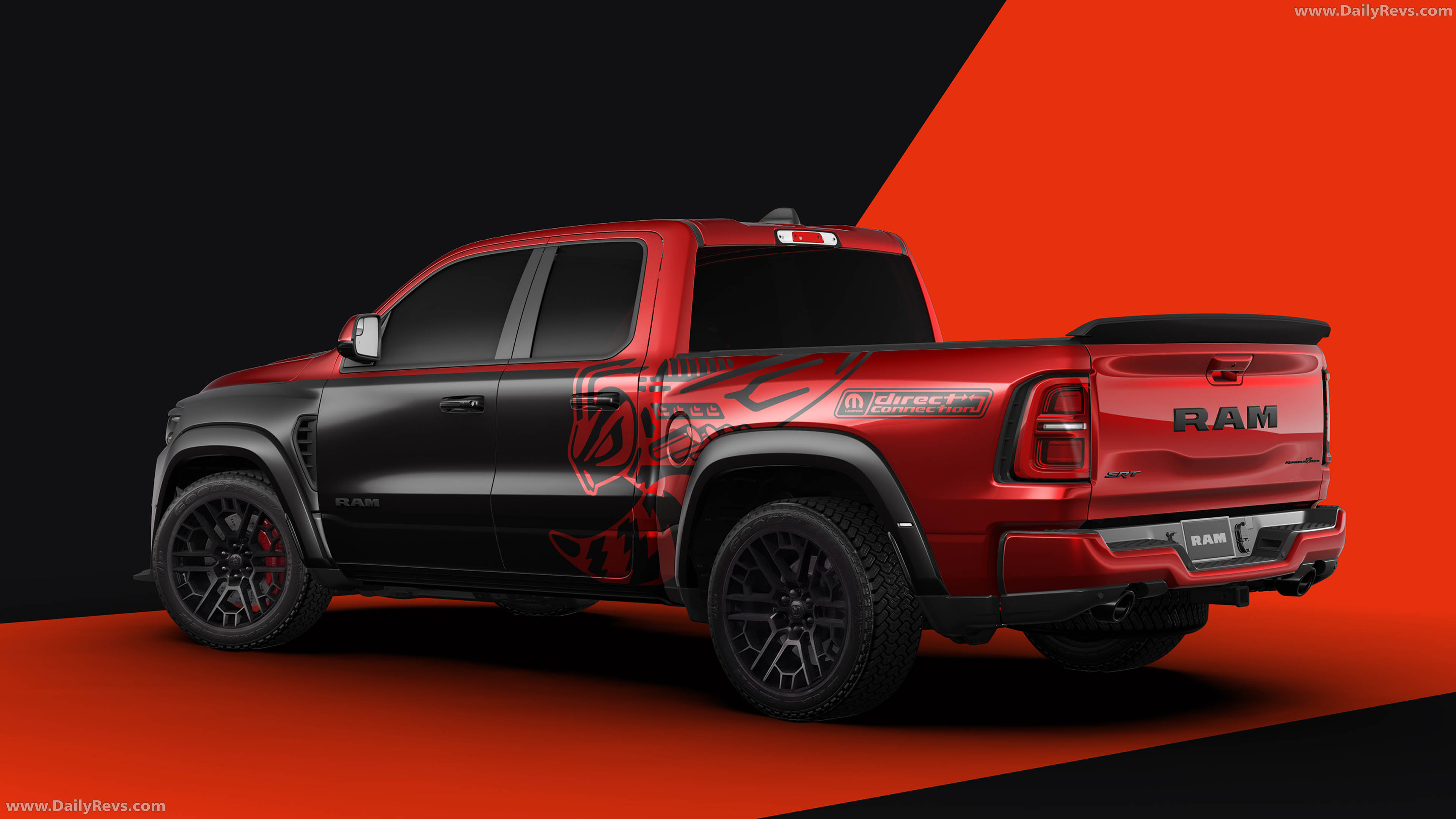2027 RAM 1500 Rumble Bee SRT Barrett Jackson Rear View