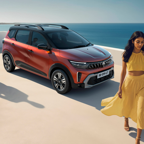 2026 Renault Triber Top View