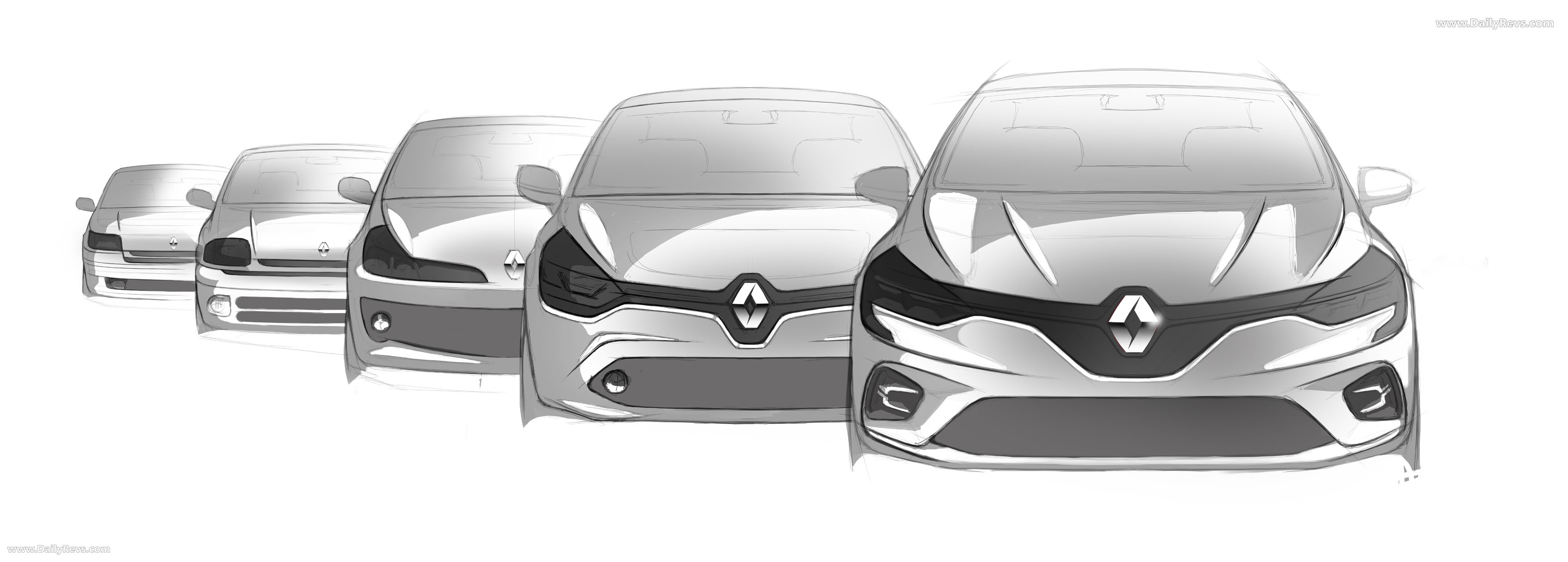2026 Renault Clio E-Tech Shadow Grey Sketches