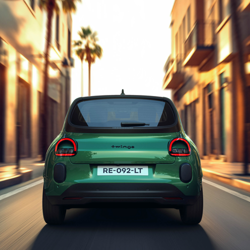 2027 Renault Twingo E-Tech Rear View
