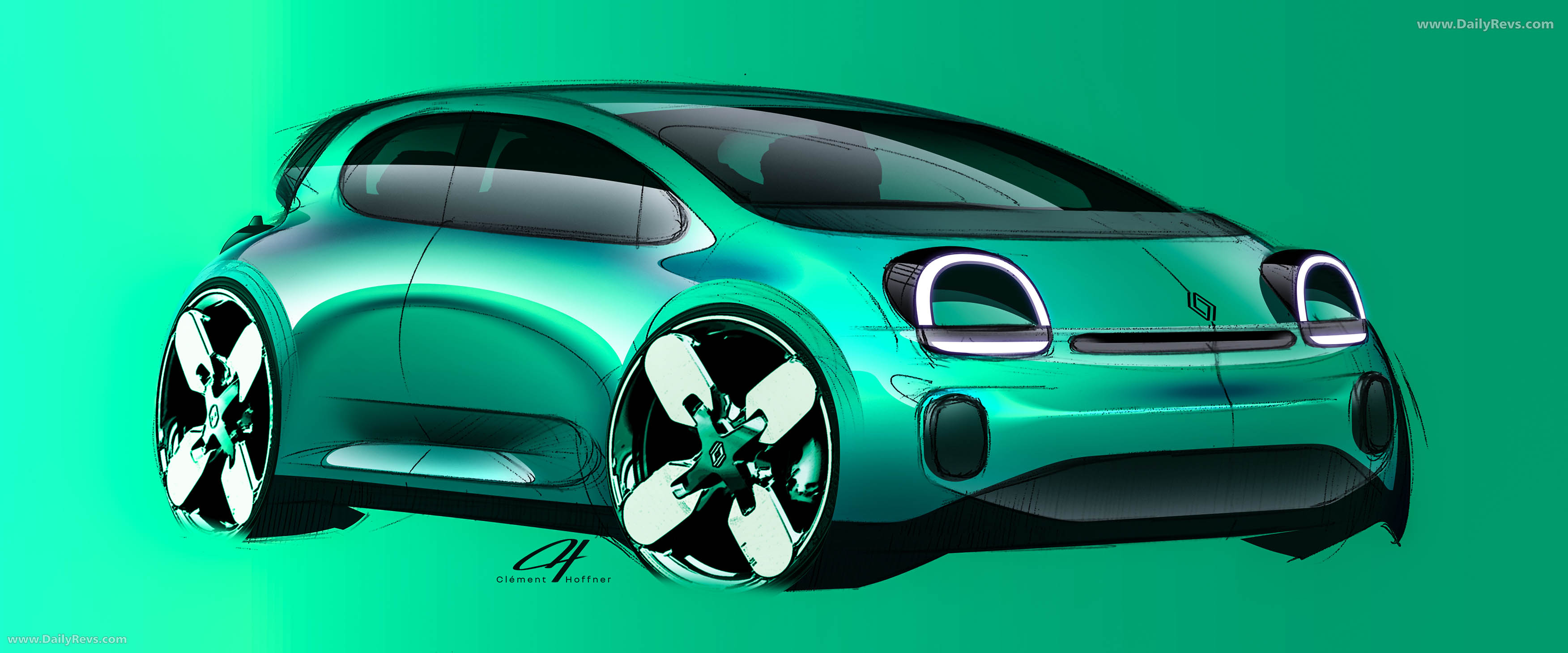 2027 Renault Twingo E-Tech Sketches