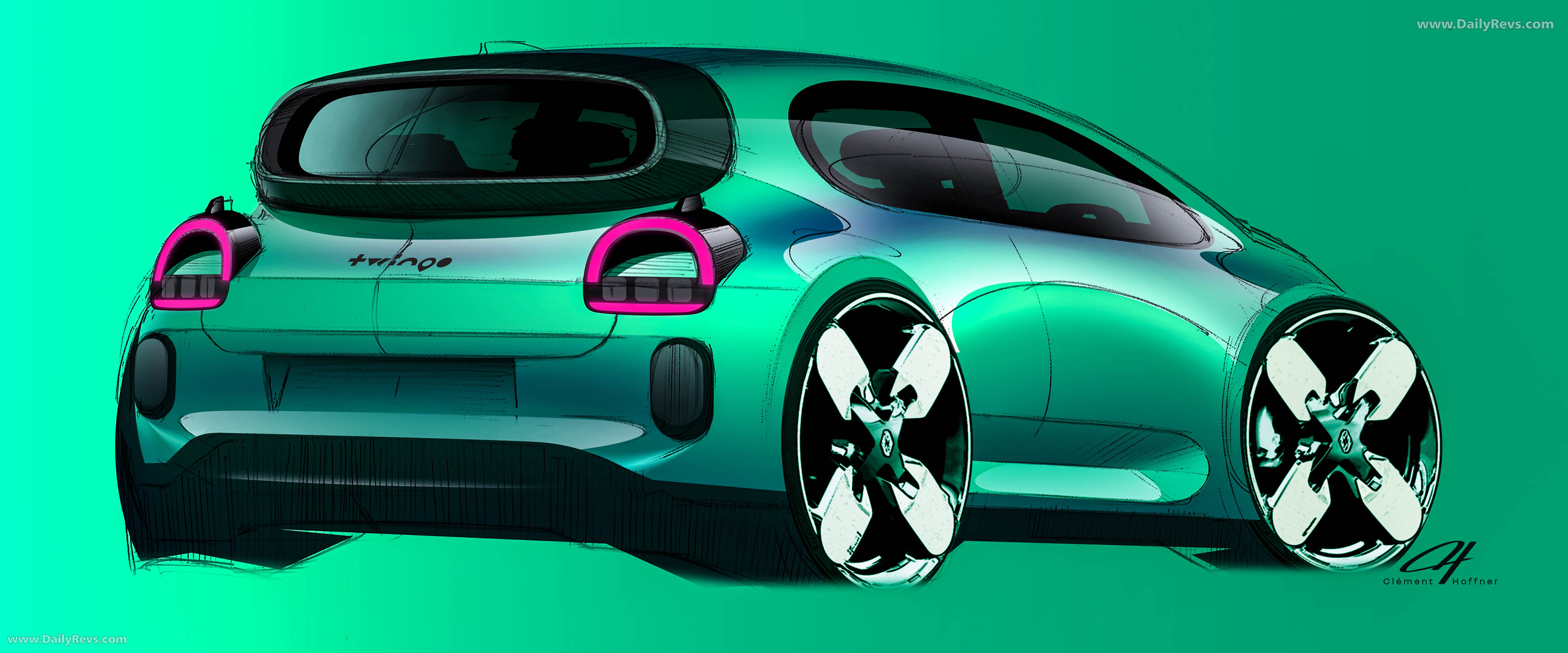 2027 Renault Twingo E-Tech Sketches
