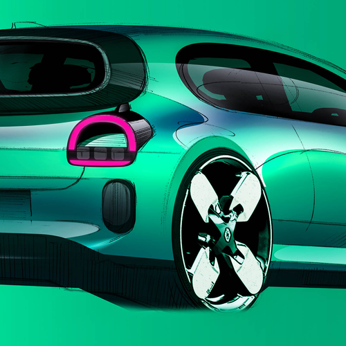 2027 Renault Twingo E-Tech Sketches