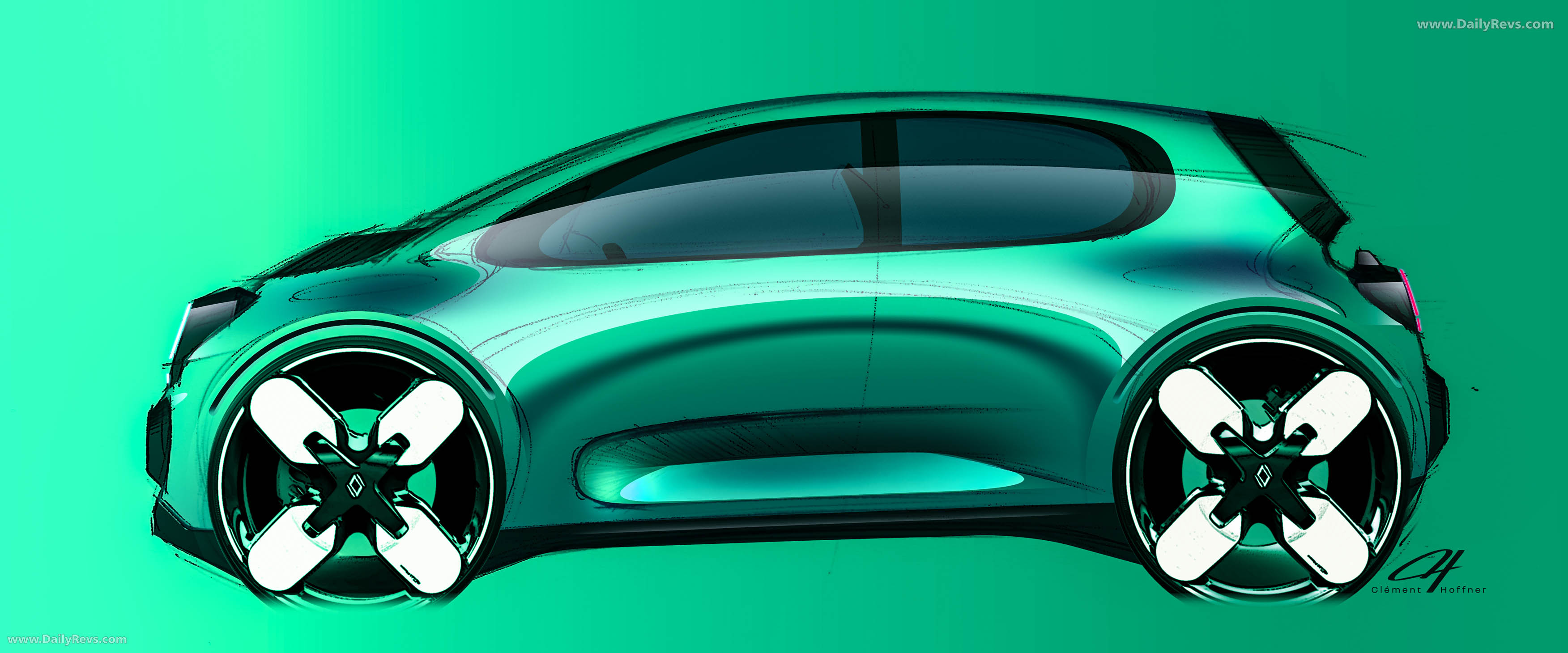 2027 Renault Twingo E-Tech Sketches