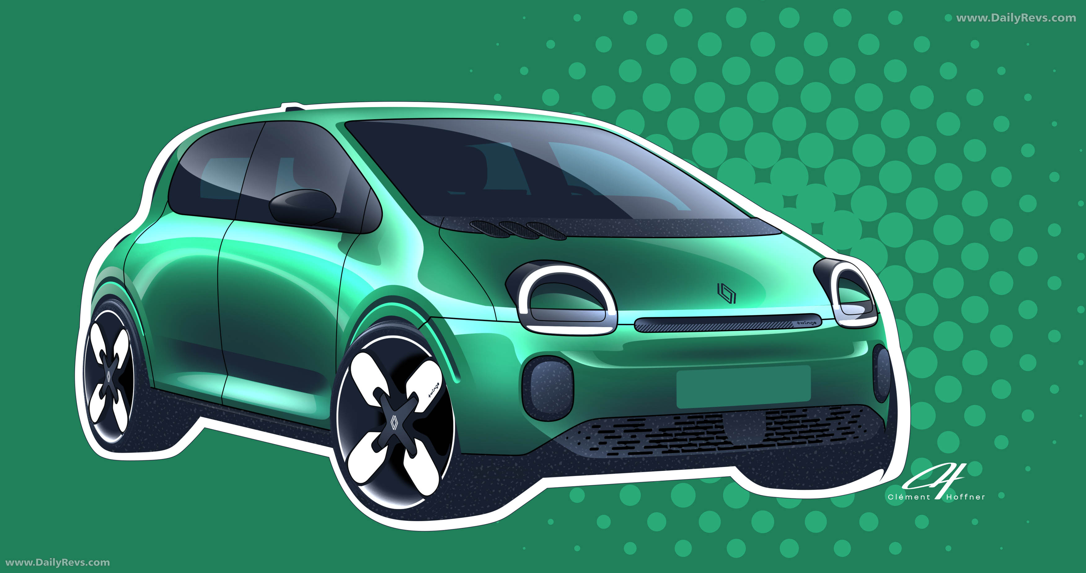 2027 Renault Twingo E-Tech Sketches
