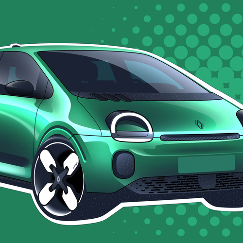 2027 Renault Twingo E-Tech Sketches