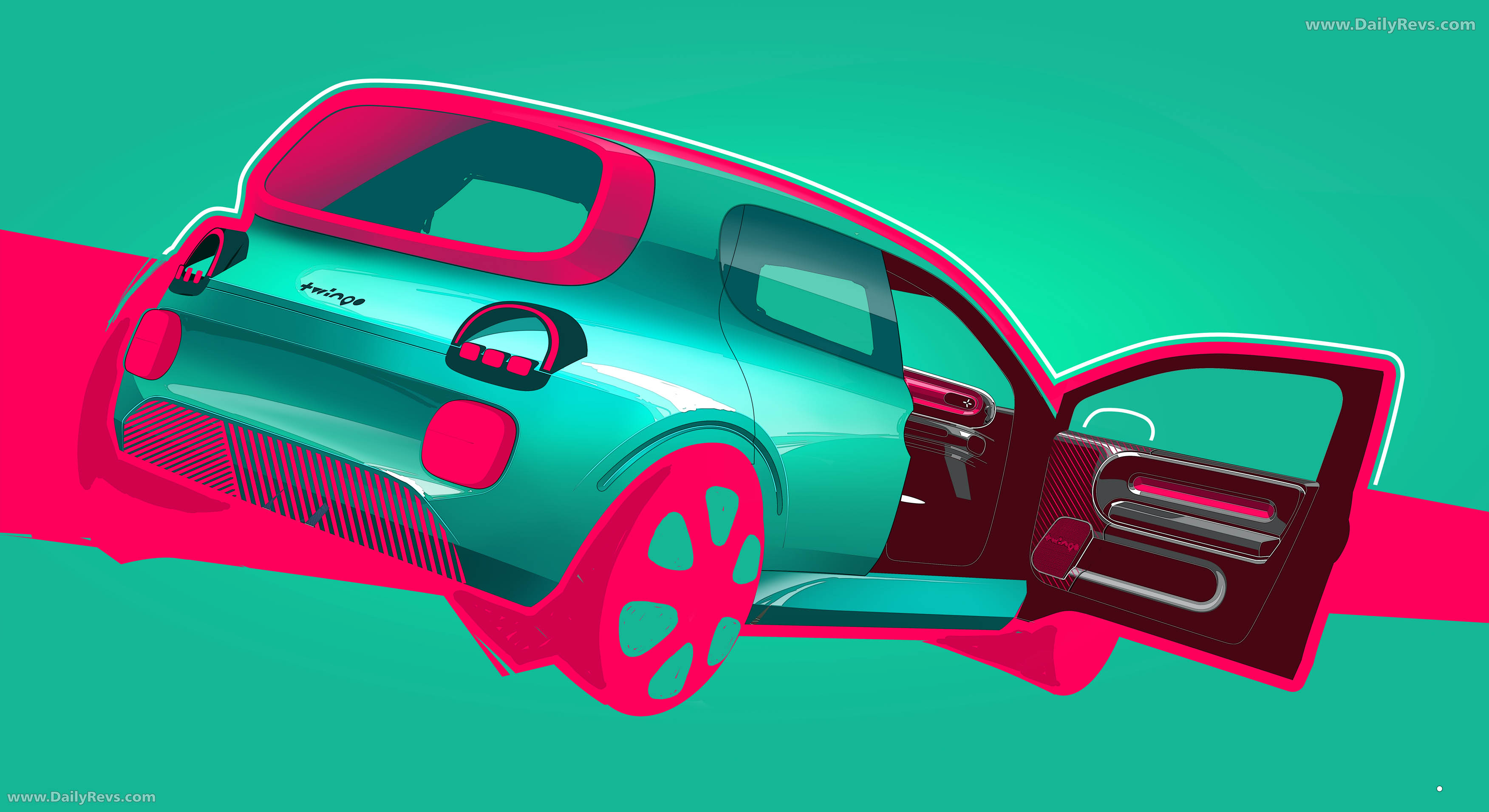 2027 Renault Twingo E-Tech Sketches
