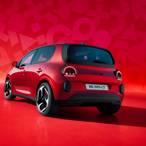 2027 Renault Twingo E-Tech Absolute Red Rear View