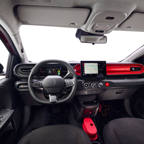 2027 Renault Twingo E-Tech Absolute Red Interior