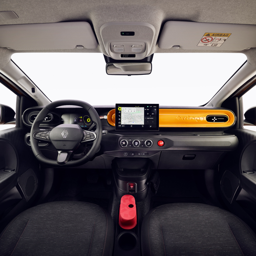 2027 Renault Twingo E-Tech Mango Yellow Interior