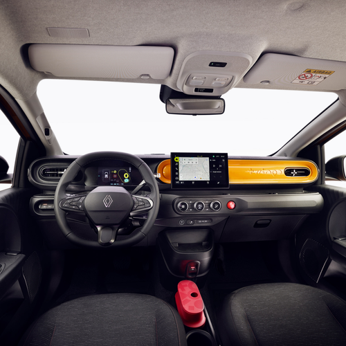 2027 Renault Twingo E-Tech Mango Yellow Interior