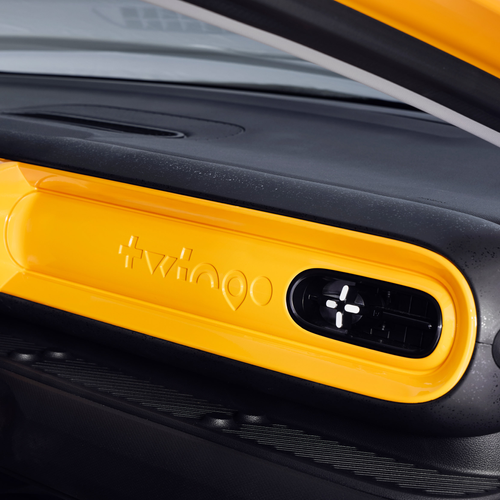 2027 Renault Twingo E-Tech Mango Yellow Interior