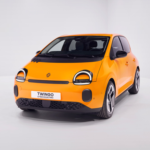 2027 Renault Twingo E-Tech Mango Yellow Front View