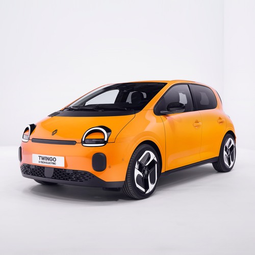 2027 Renault Twingo E-Tech Mango Yellow Front View