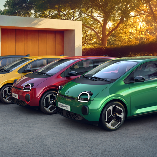 2027 Renault Twingo E-Tech Mango Yellow Front View