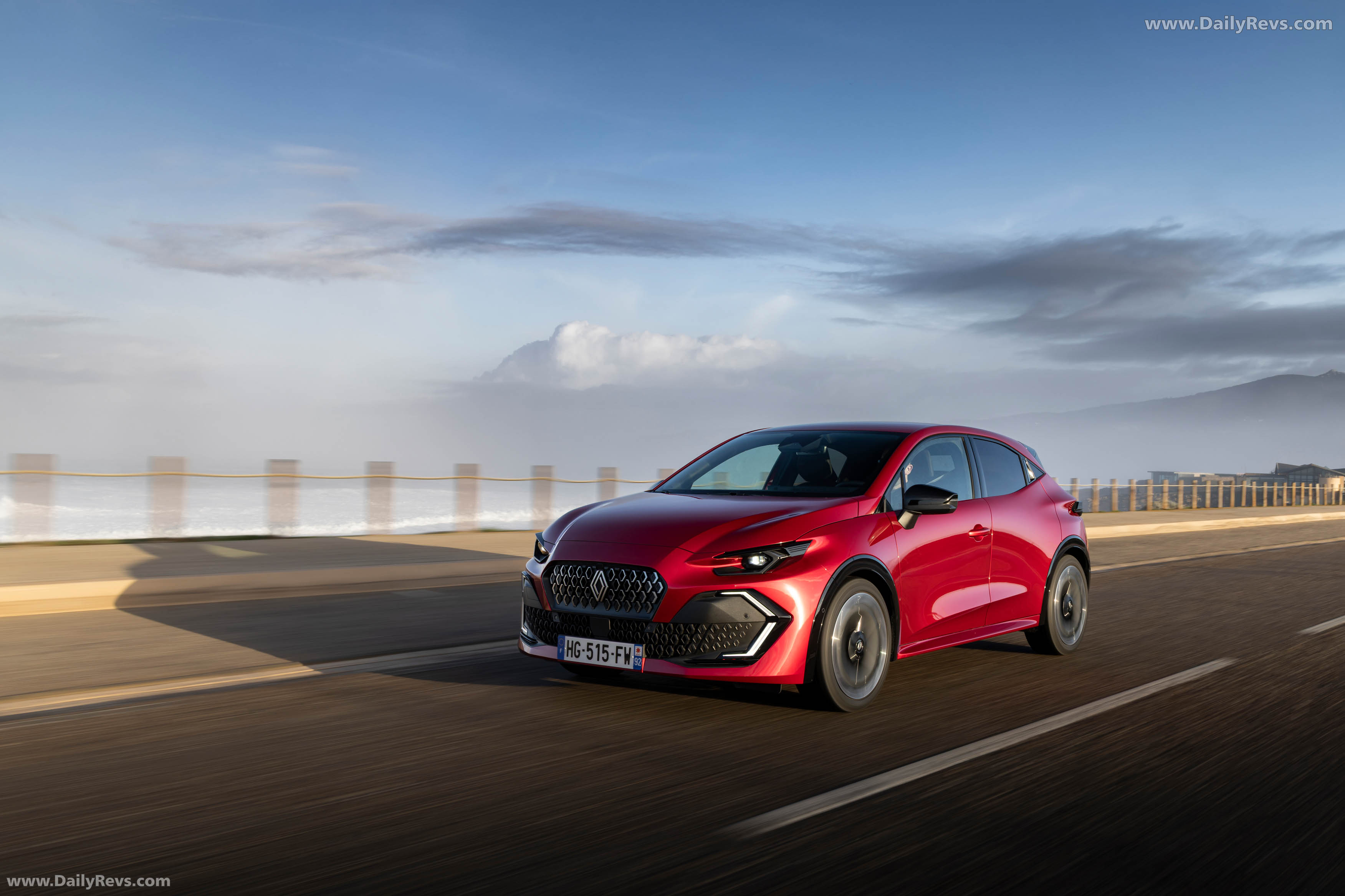 2026 Renault Clio E-Tech Techno Absolute Red Front View