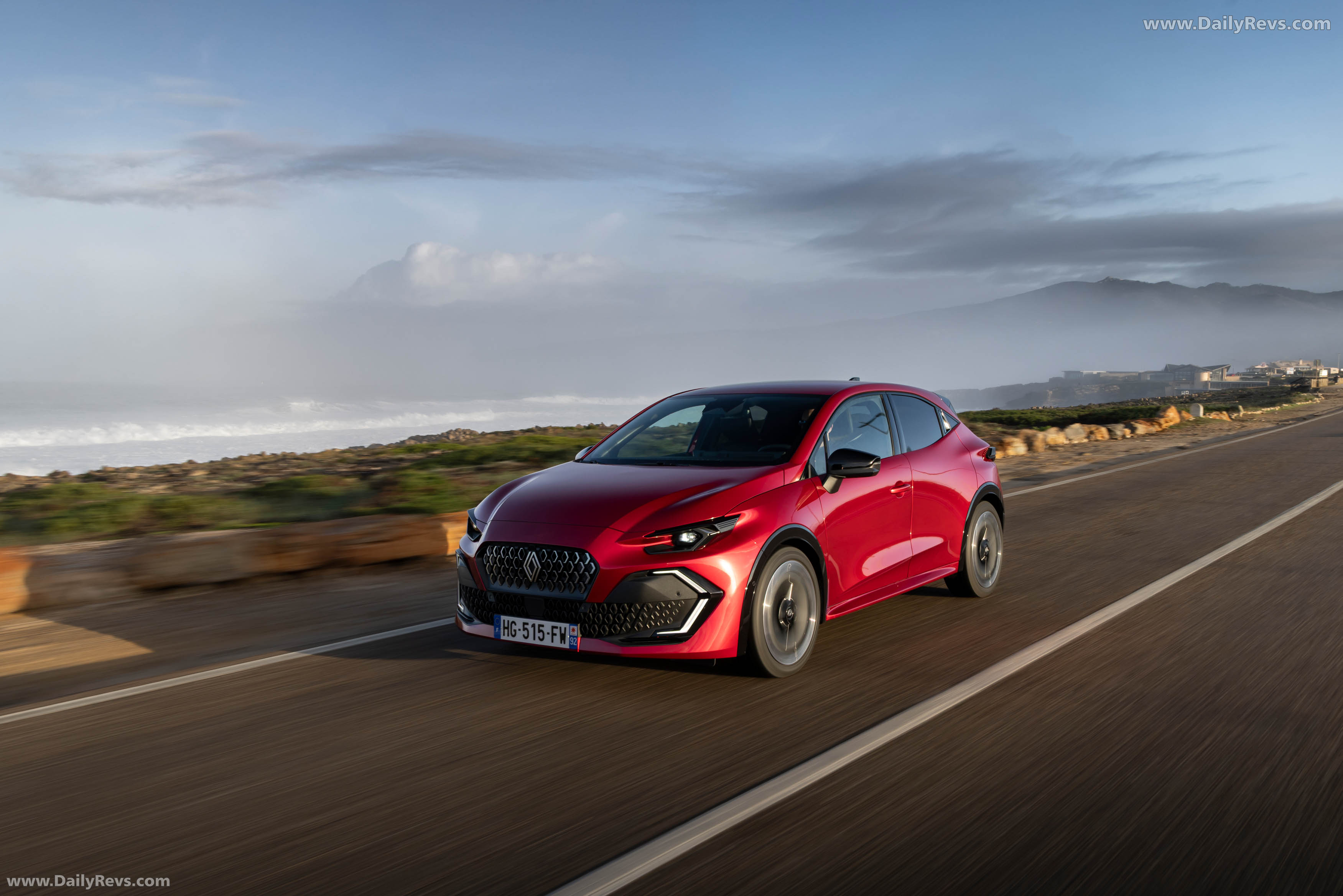 2026 Renault Clio E-Tech Techno Absolute Red Front View