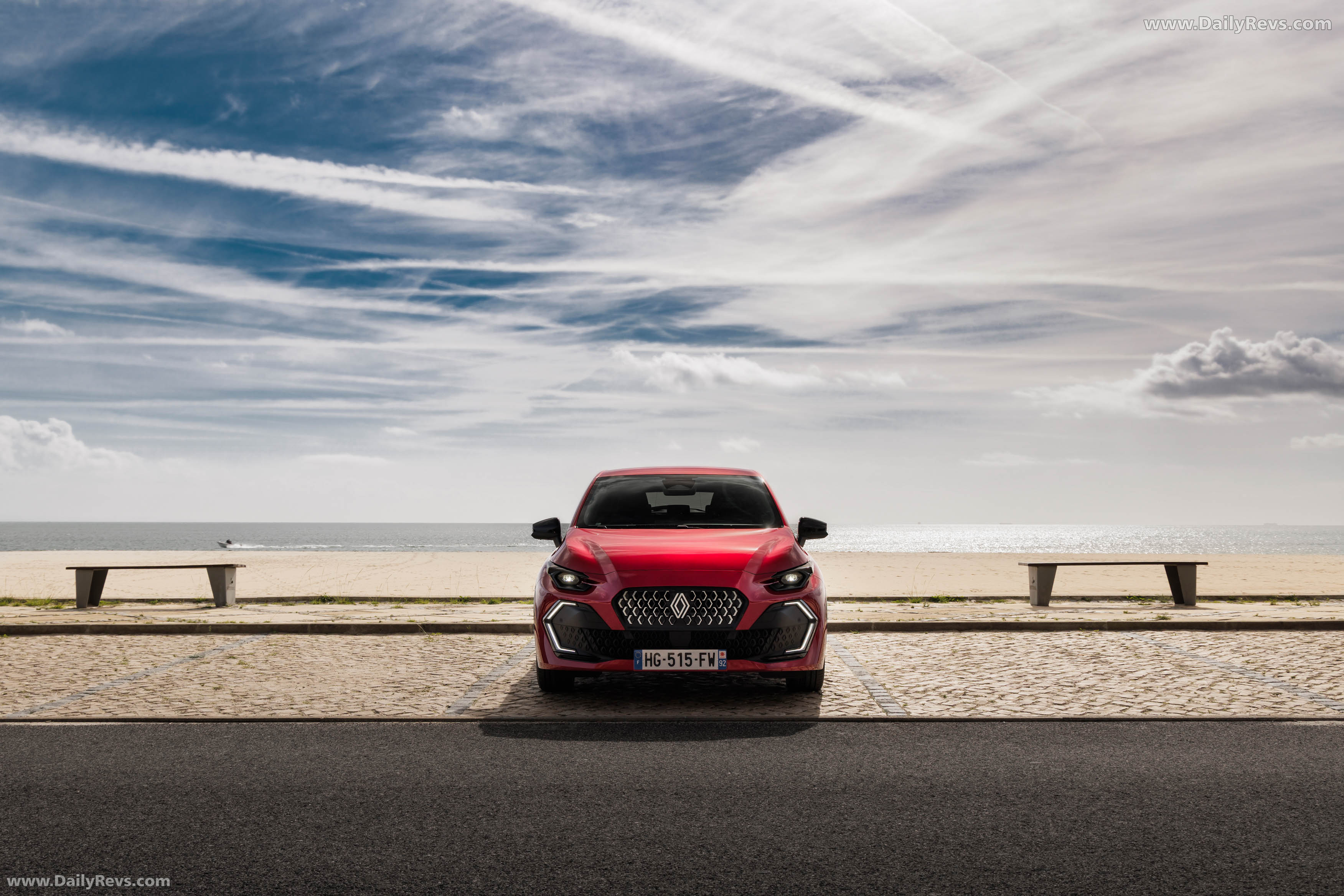 2026 Renault Clio E-Tech Techno Absolute Red Front View