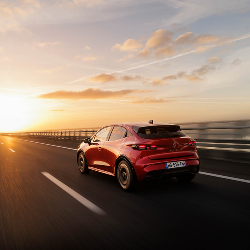 2026 Renault Clio E-Tech Techno Absolute Red Rear View