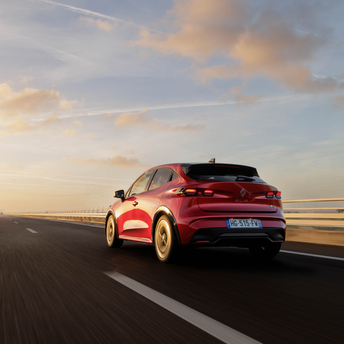 2026 Renault Clio E-Tech Techno Absolute Red Rear View
