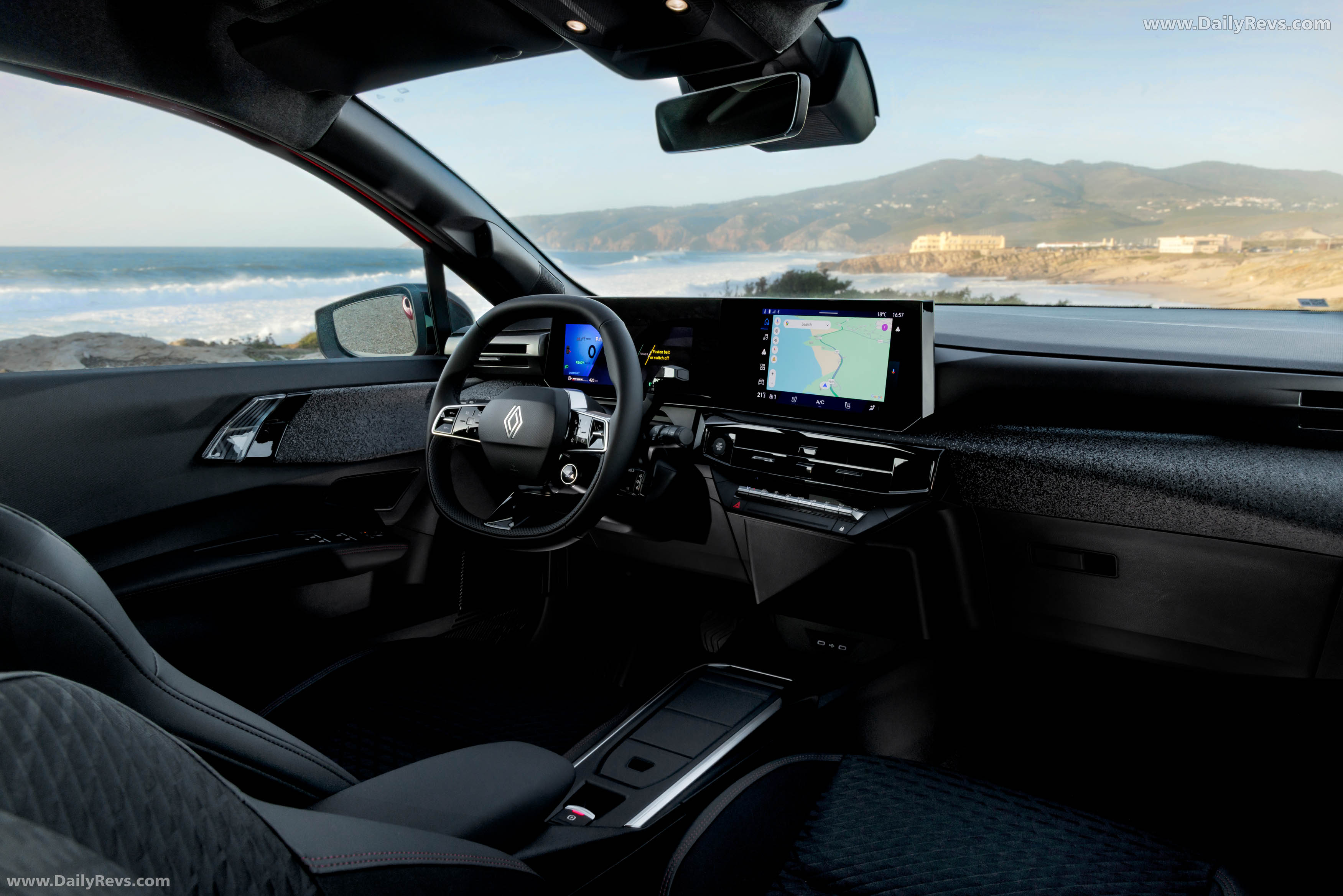2026 Renault Clio E-Tech Techno Absolute Red Interior