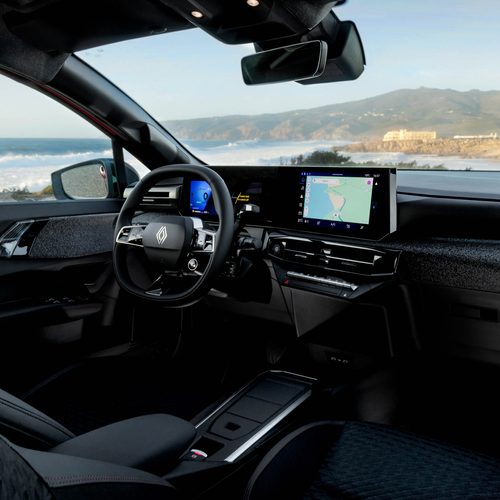 2026 Renault Clio E-Tech Techno Absolute Red Interior