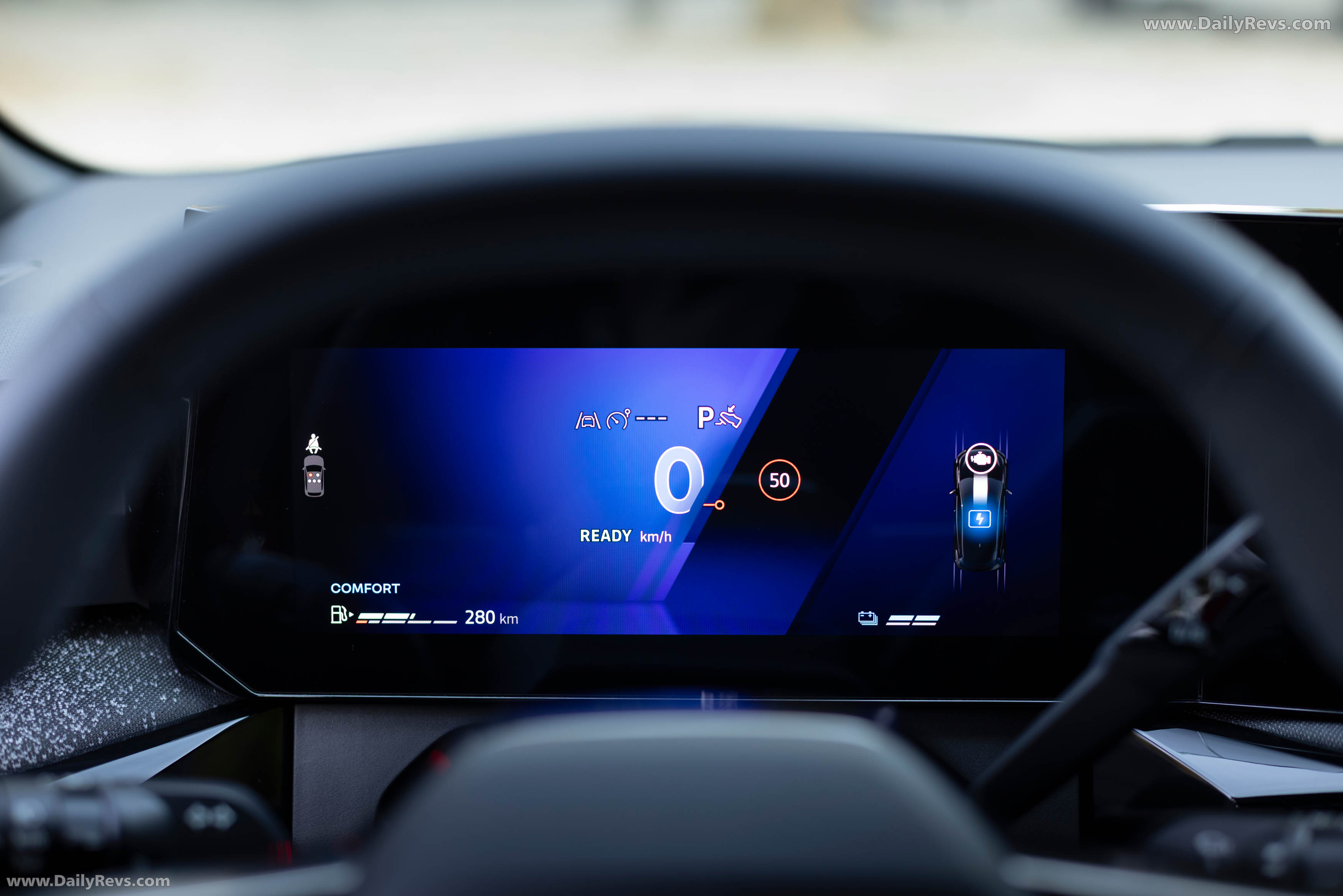 2026 Renault Clio E-Tech Techno Absolute Red Interior