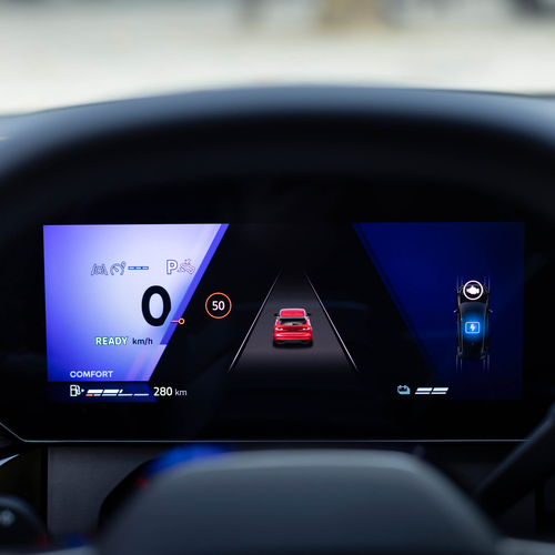 2026 Renault Clio E-Tech Techno Absolute Red Interior