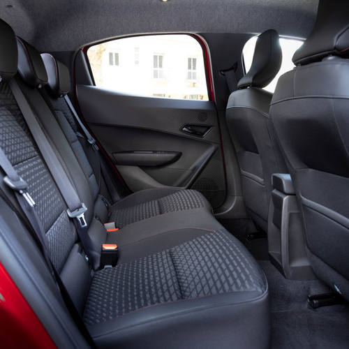 2026 Renault Clio E-Tech Techno Absolute Red Interior