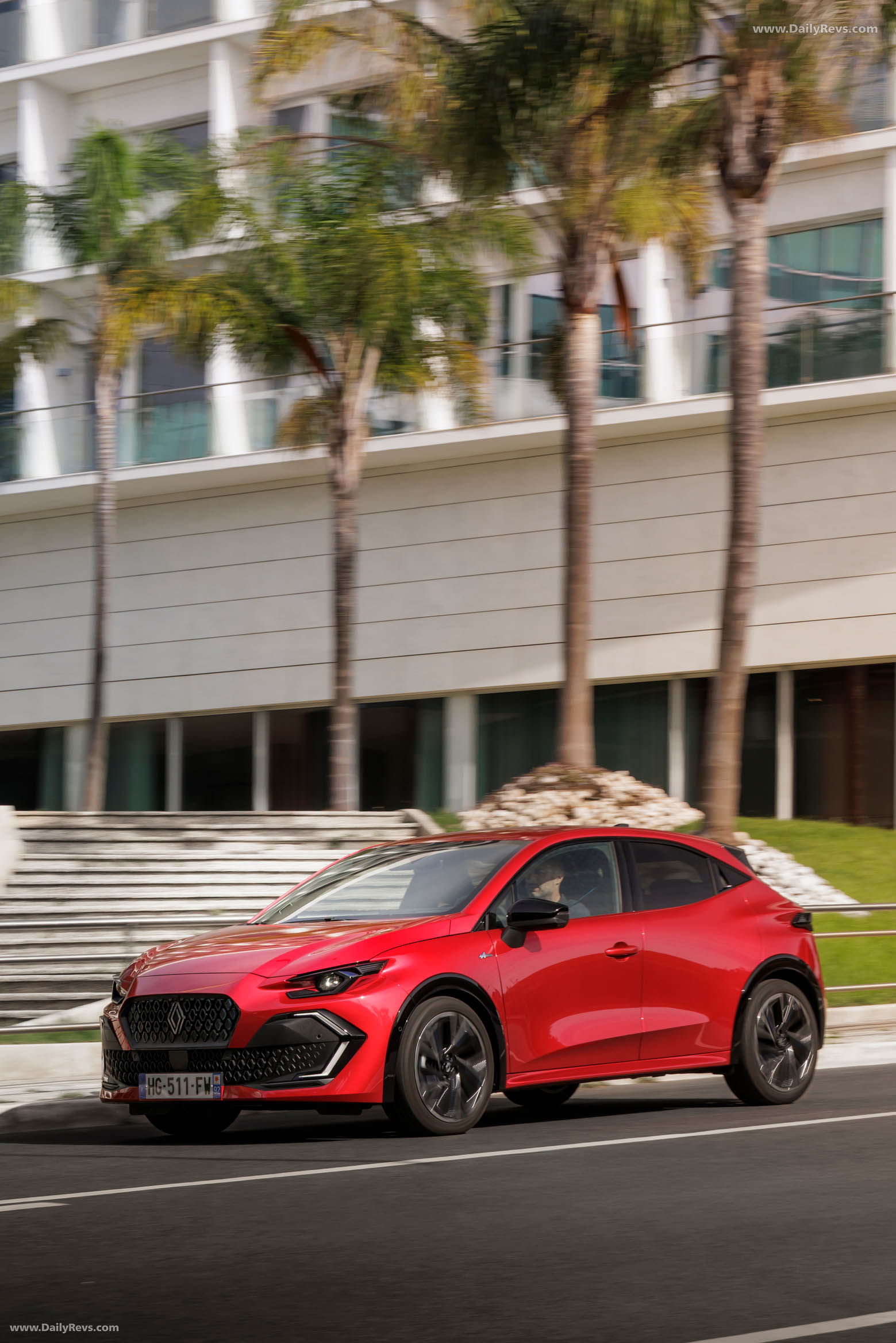 2026 Renault Clio E-Tech Esprit Alpine Absolute Red Front View