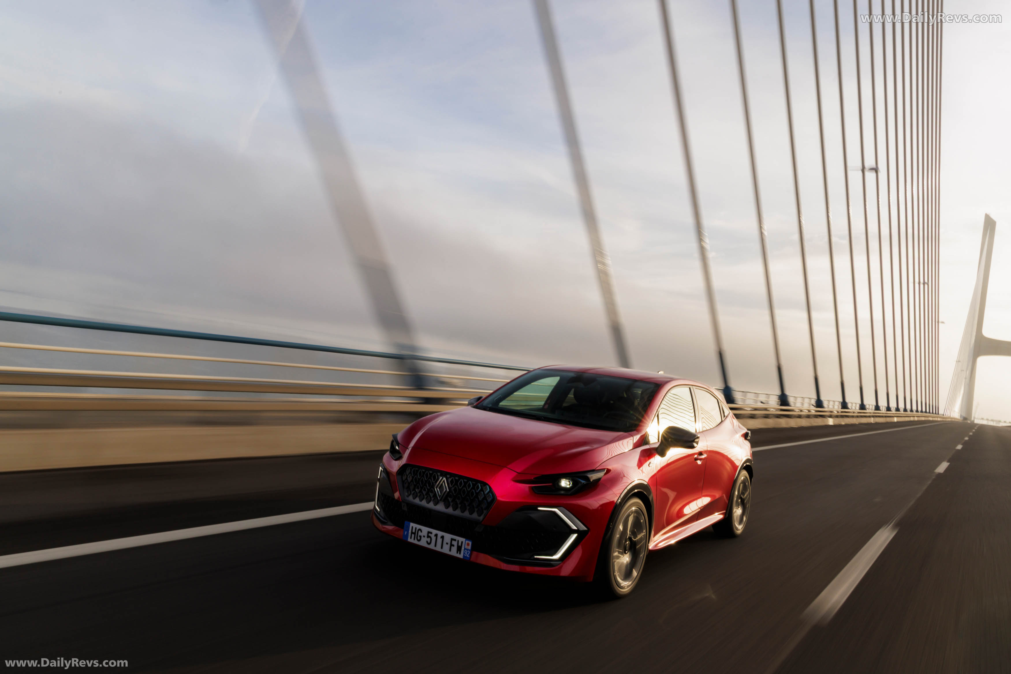 2026 Renault Clio E-Tech Esprit Alpine Absolute Red Front View