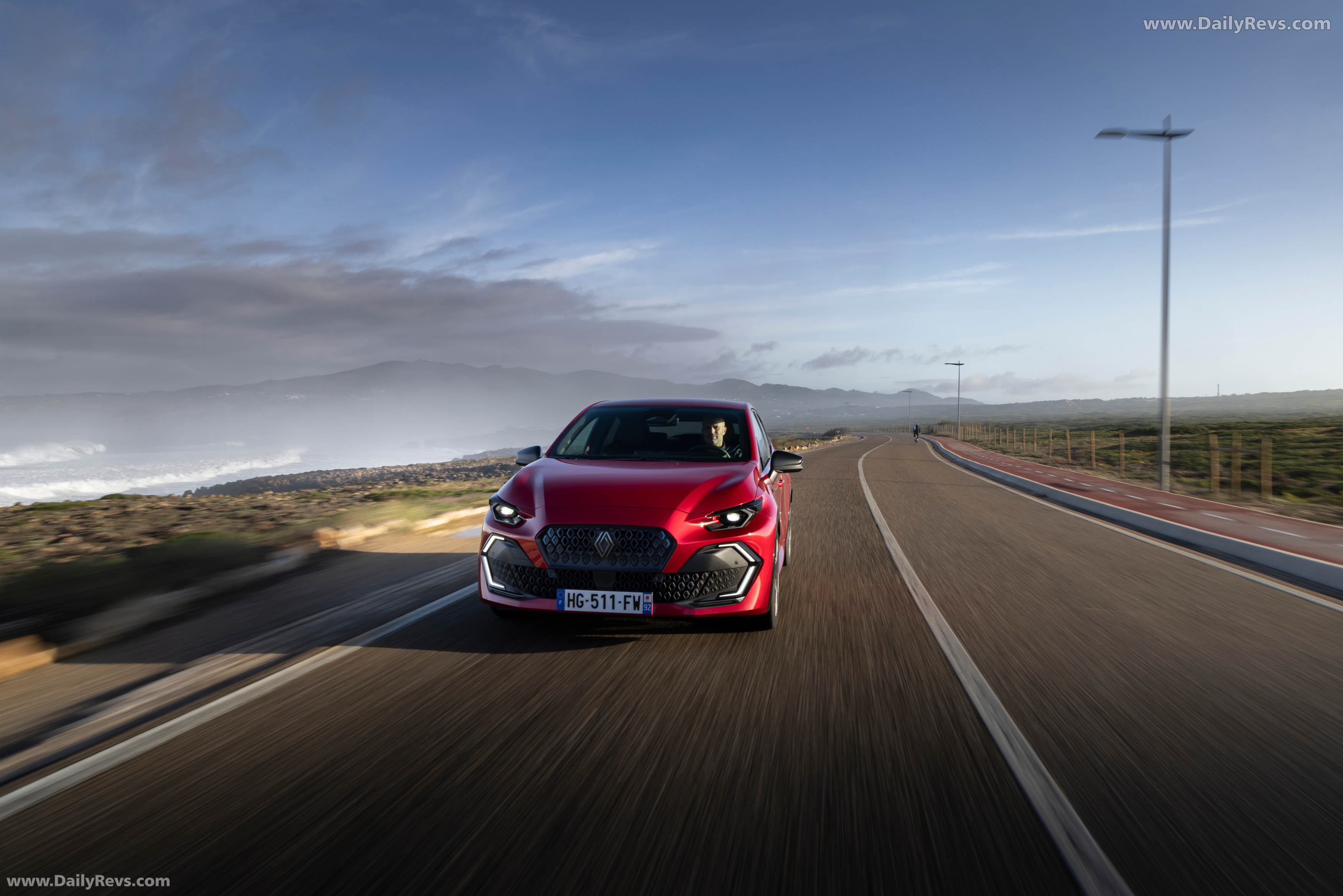 2026 Renault Clio E-Tech Esprit Alpine Absolute Red Front View