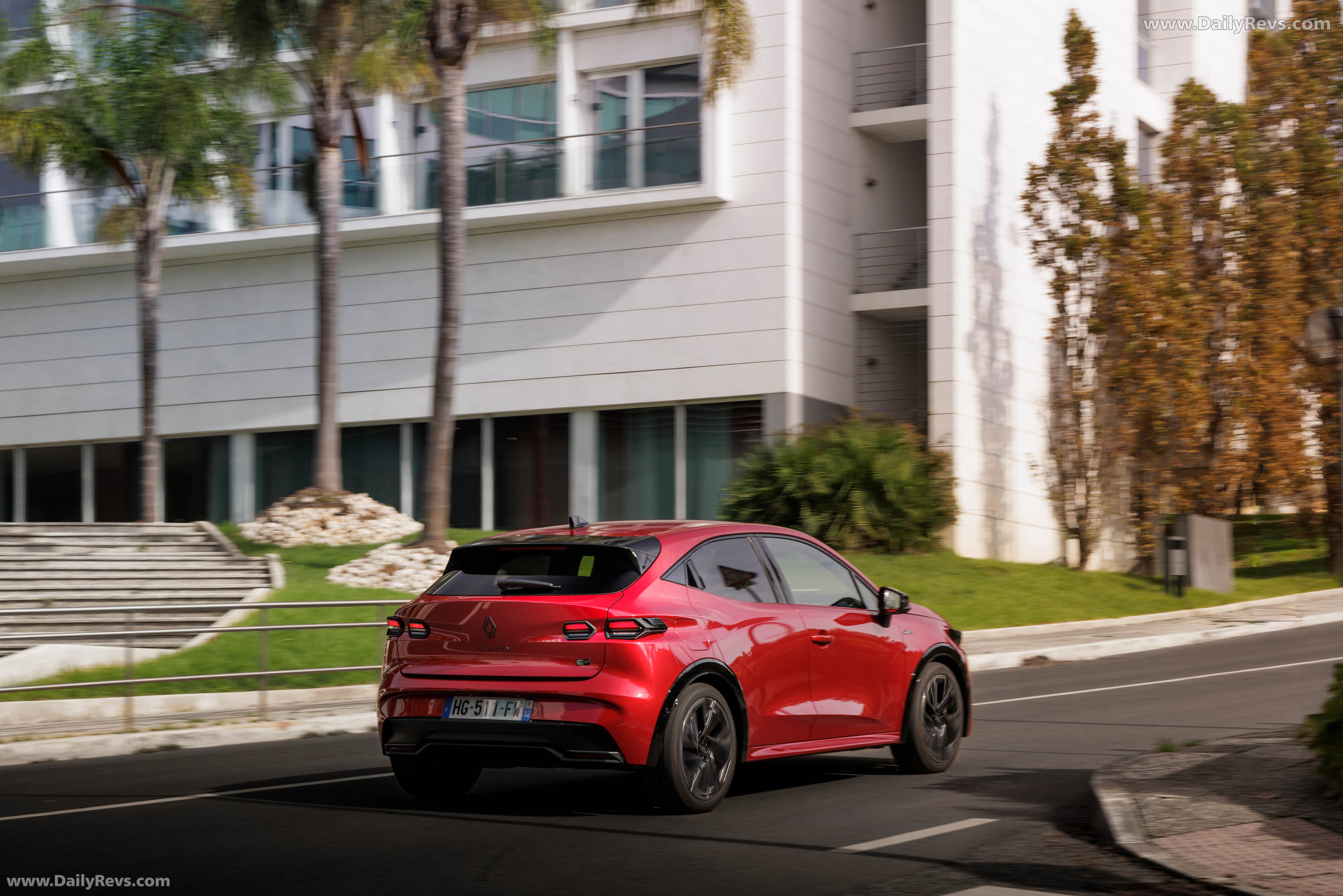 2026 Renault Clio E-Tech Esprit Alpine Absolute Red Rear View