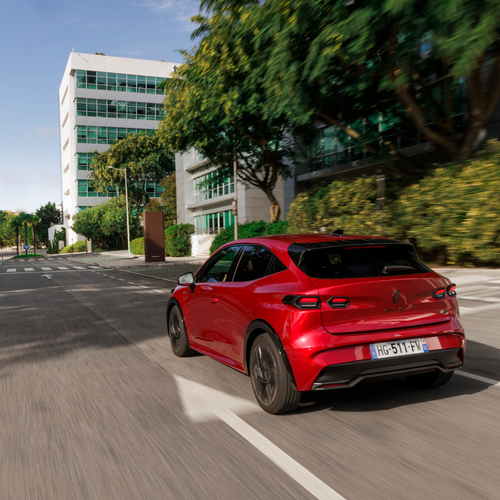 2026 Renault Clio E-Tech Esprit Alpine Absolute Red Rear View