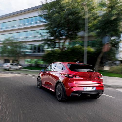2026 Renault Clio E-Tech Esprit Alpine Absolute Red Rear View