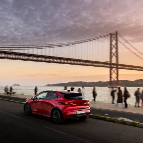 2026 Renault Clio E-Tech Esprit Alpine Absolute Red Rear View