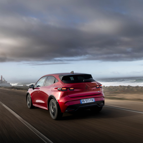 2026 Renault Clio E-Tech Esprit Alpine Absolute Red Rear View