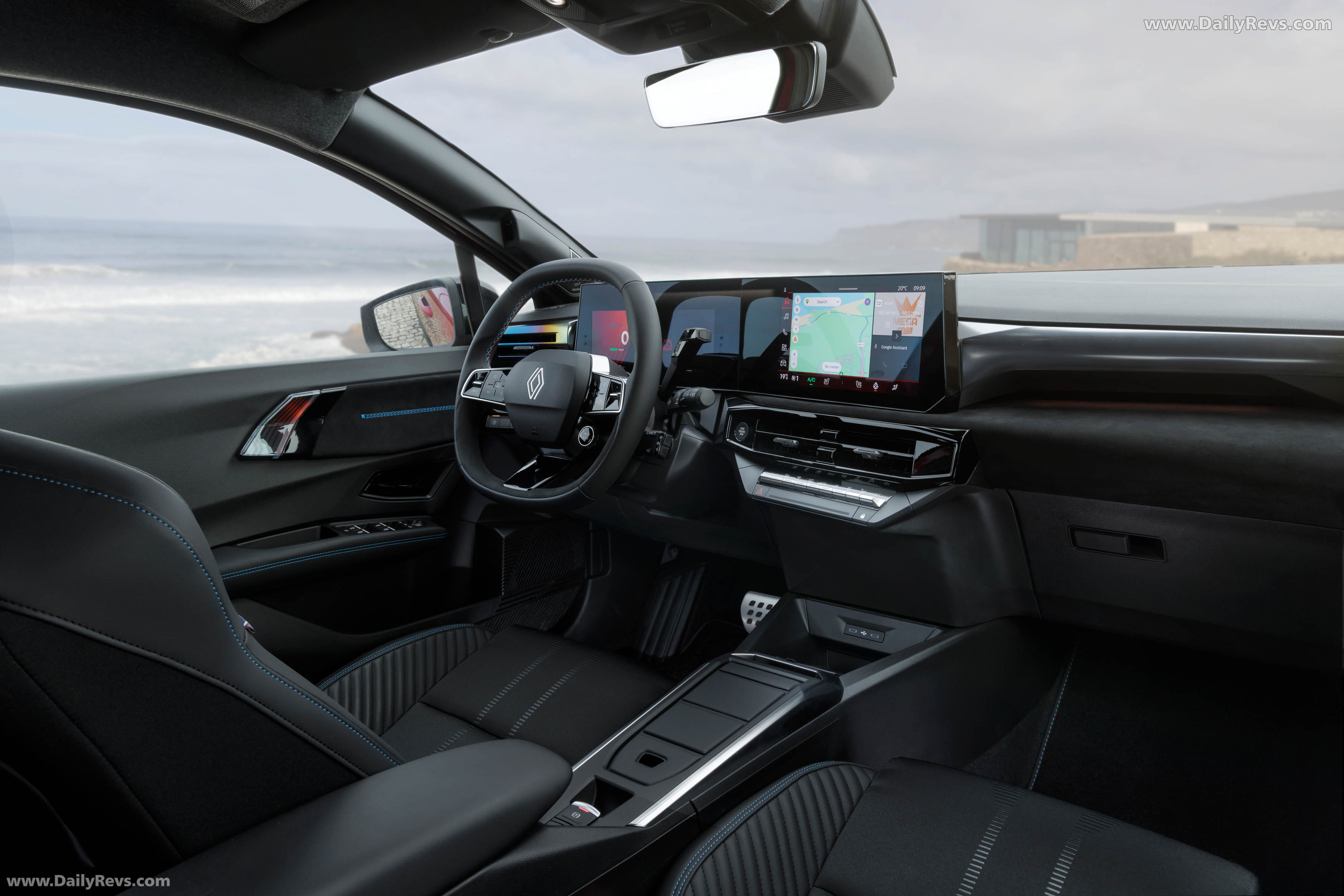 2026 Renault Clio E-Tech Esprit Alpine Absolute Red Interior