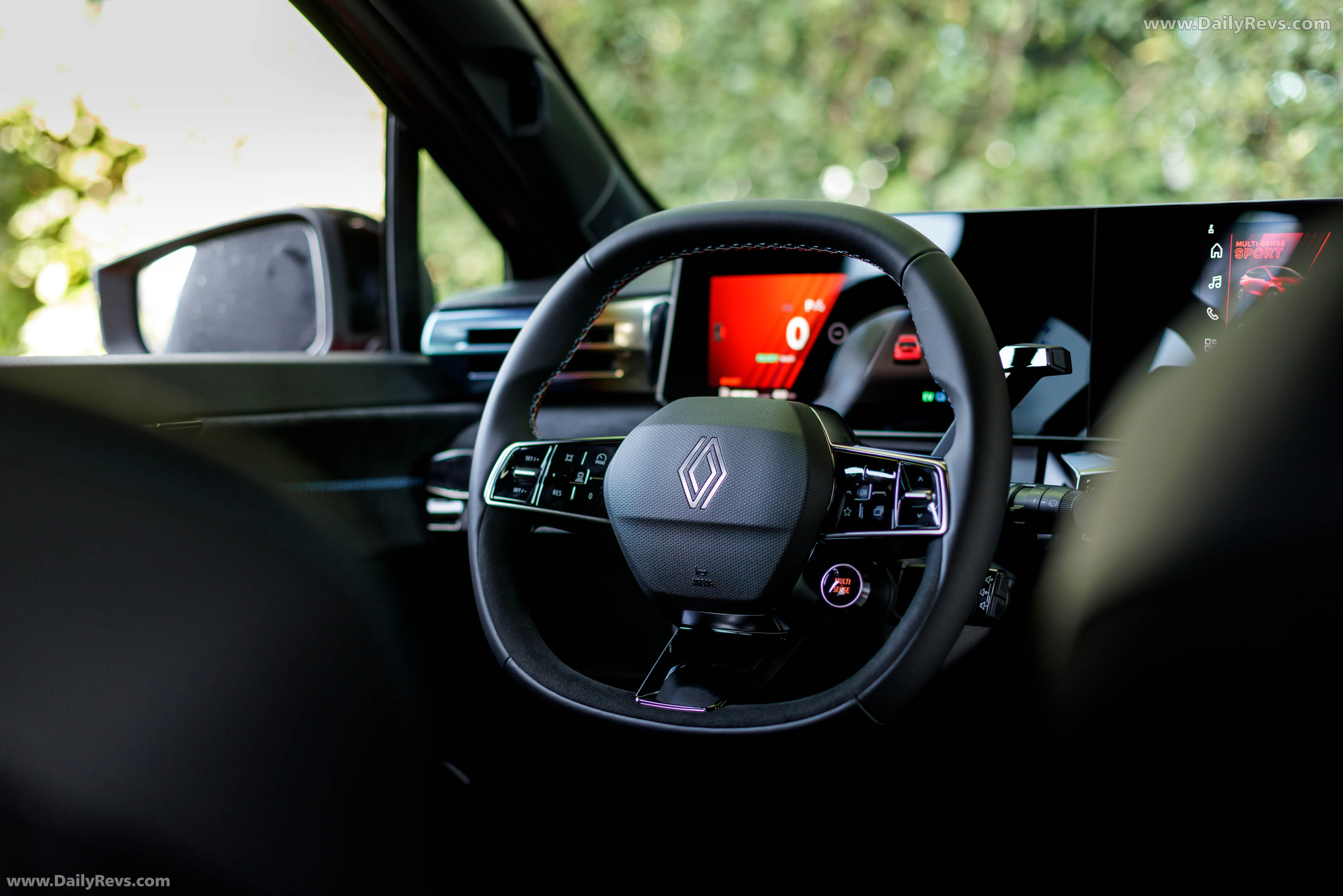 2026 Renault Clio E-Tech Esprit Alpine Absolute Red Interior